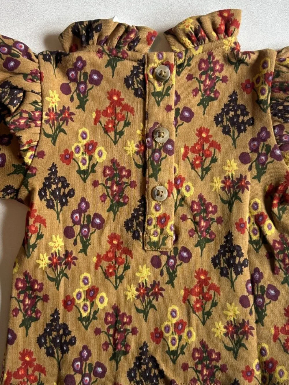 NWT Kate Quinn 3-6M Apple Cinnamon Floral Harvest 2PC Outfit Fall